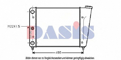 AKS DASIS 040170n -  Радиатор, охлаждение двигателя